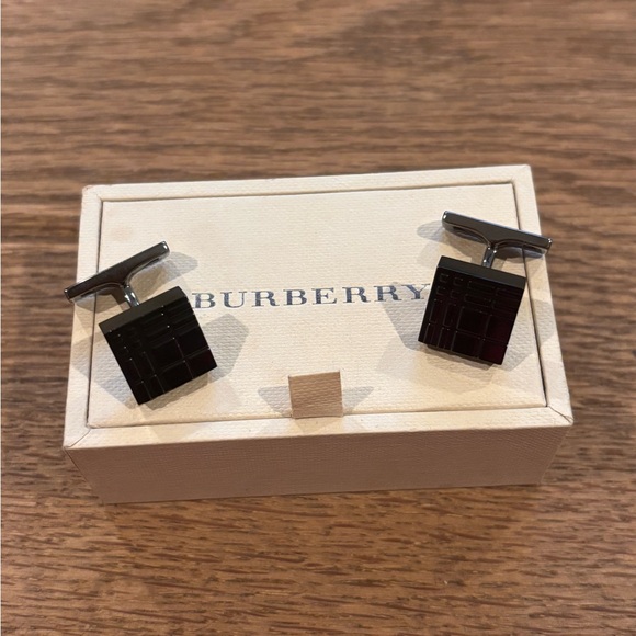 Burberry Other - Burberry Dark Cufflinks with Silver Accents